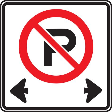 TRAFFIC SIGN - NO PARKING (FRR052RA)