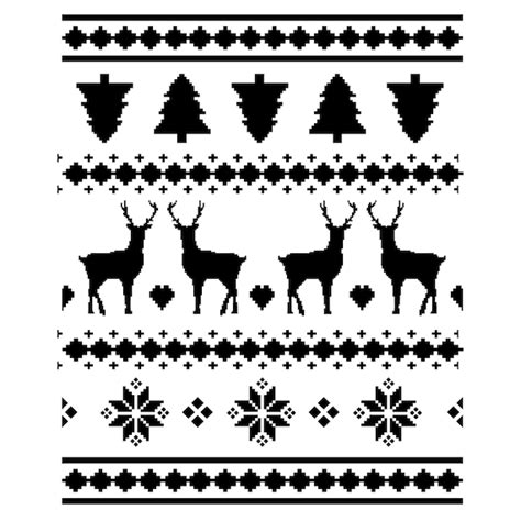 Nordic Pattern SVG. Ugly Christmas Sweater SVG. Christmas | Etsy