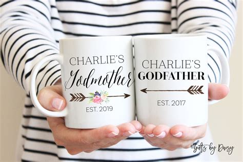 Gifts Ideas for Godparents Godparent mugs Godparent gifts