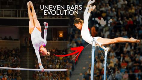 The Evolution of The Uneven Bars | 1930-2022 Gymnastics Compilation ...