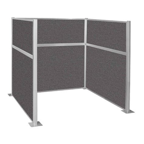 GOF L-Shaped Freestanding Office Panel Cubicle Wall Divider Partition 96D X 126W X 60H Office ...