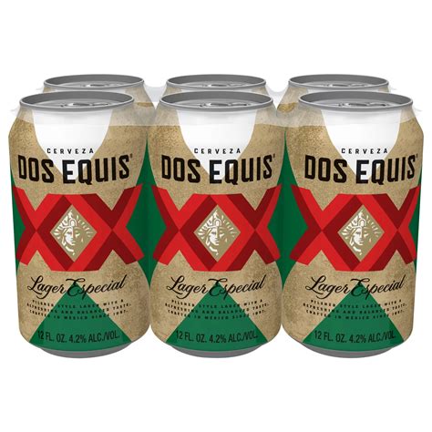 Dos Equis Lager Especial 6 pk Cans - Shop Beer at H-E-B