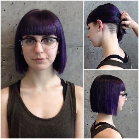 11+ Divine Undercut Bob With Bangs