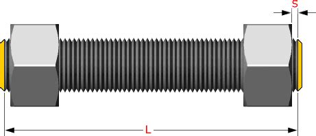 Stud Bolt Dimensions For ASME Class 150 RF Flanges, 44% OFF