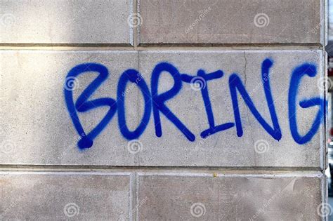 Boring Graffiti stock image. Image of vandal, boring - 172304749