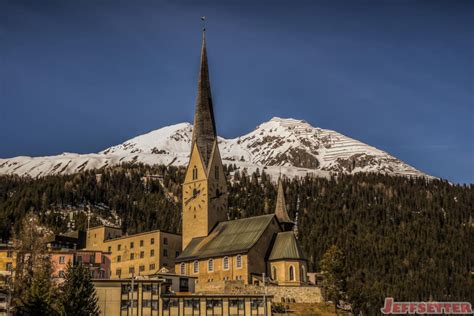 View of the Alps from Downtown Davos, Switzerland - Jeffsetter