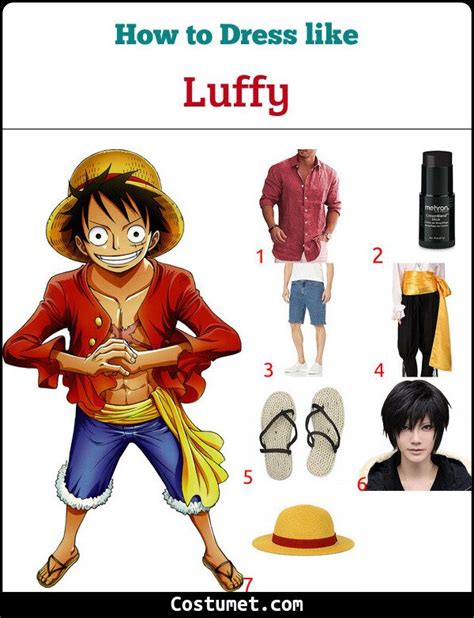 Monkey D. Luffy (One Piece) Costume for Cosplay & Halloween | Luffy ...