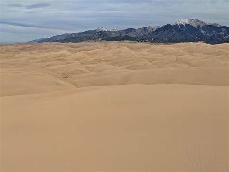 Fulfilled a long time dream of hiking out into the dunes at Sand Dune National Park in CO. [OC ...