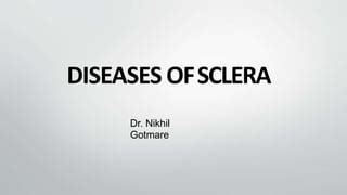 Diseases of sclera | PPT