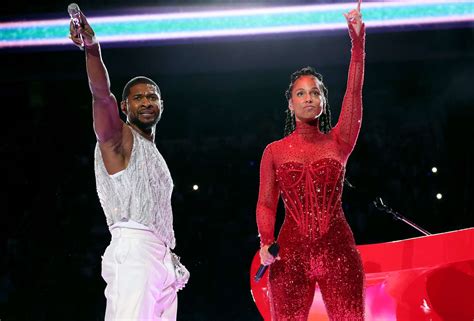 Usher's Super Bowl Halftime Show Fashion Outfits