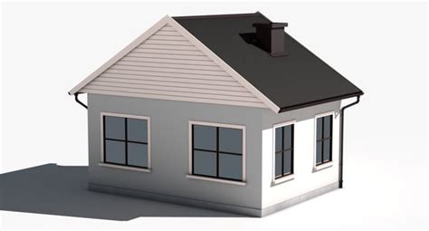 simple house 3d model