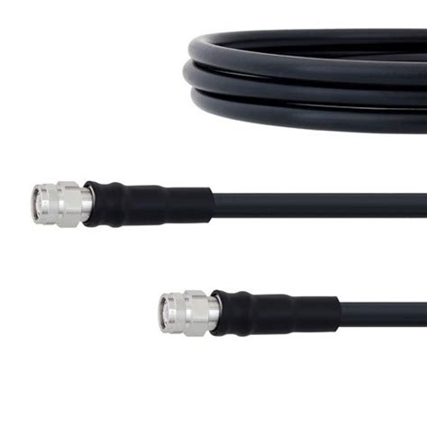 TNC Male to TNC Male Cable LMR-400 Coax in 12 Inch with Times Microwave ...