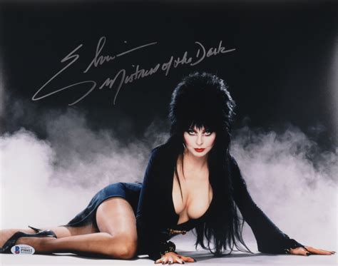 Elvira Signed "Elvira's Halloween Special" 11x14 Photo Inscribed ...