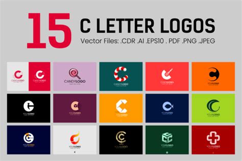 Letter C Logo Vector Collection Graphic by xhafergashi · Creative Fabrica