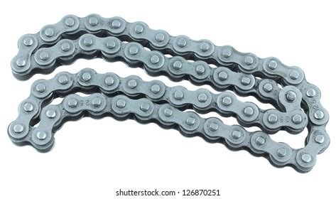 Bicycle Chain On White Background Stock Photo 126870251 | Shutterstock