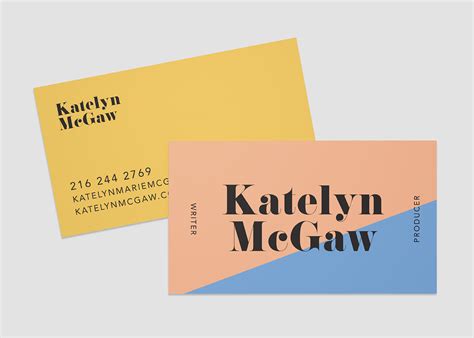 Student Business Cards on Behance