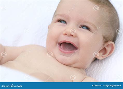 Baby Boy Smiling Stock Image - Image: 9847341