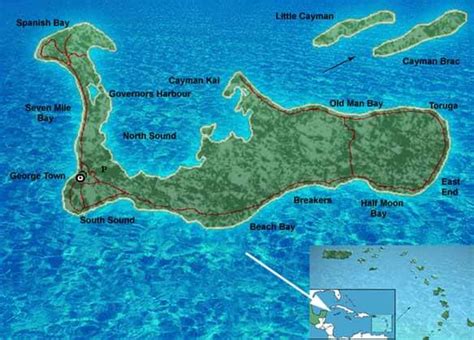 Cayman Islands Map