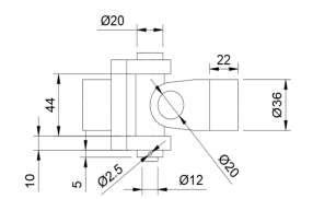 Dimensions used in designing the universal joint | Download Scientific Diagram