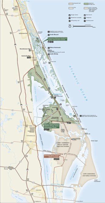 Canaveral National Seashore Map by US National Park Service | Avenza Maps