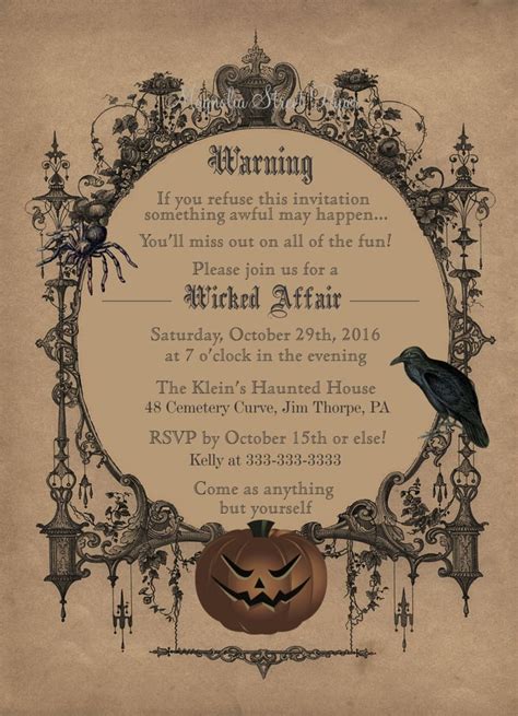 Printable Halloween Party Invitations | POPSUGAR Smart Living