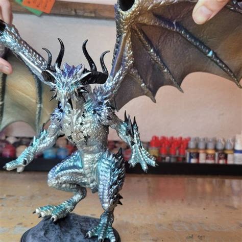 D&D Bahamut the Dragon God 3D Printed Resin Miniature by - Etsy Hong Kong