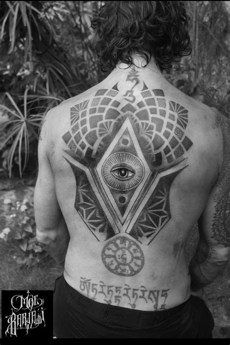 cover up geometric tattoo by moe barjawi in goa india and jordan amman | Dot tattoos, Goa tattoo ...