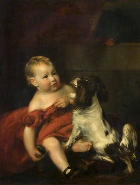 Reproductions D'art Enfant avec un Spaniel de Andrew Geddes (1783-1844, United Kingdom ...