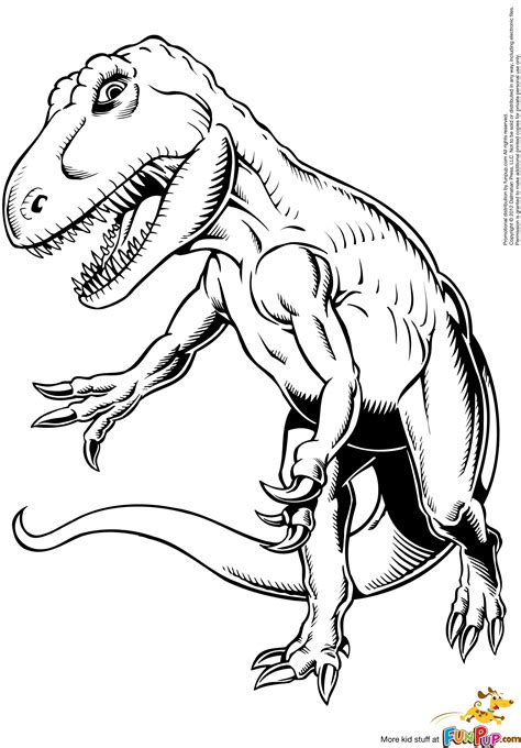 T-Rex Running $0.00 | Coloriage dinosaure, T rex, Coloriage