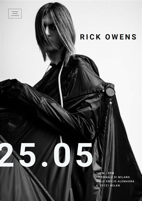 Rick Owens Fashion Poster :: Behance