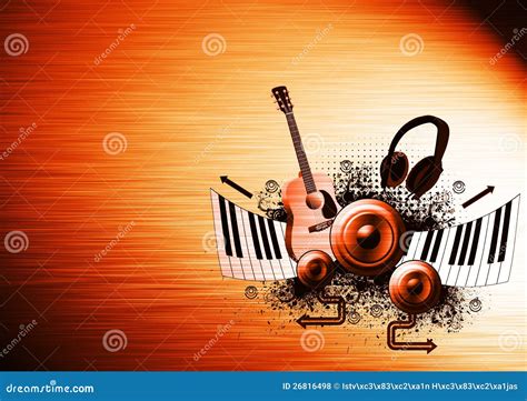 Music Poster Background Royalty Free Stock Photos - Image: 26816498