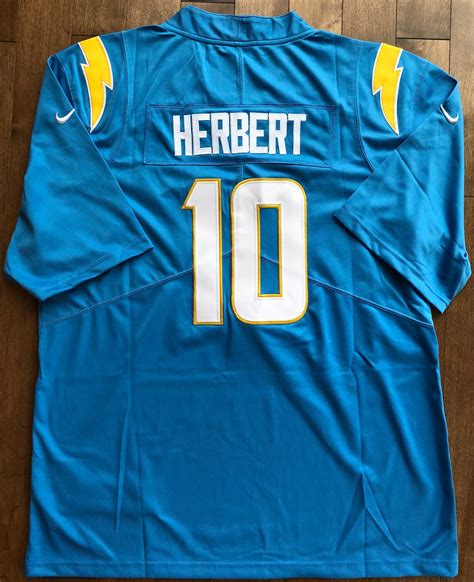 Justin Herbert 10 LA Chargers Mens Jersey | Etsy