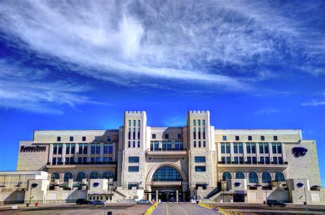 Bill Snyder Family Stadium Photograph by Jean Hutchison