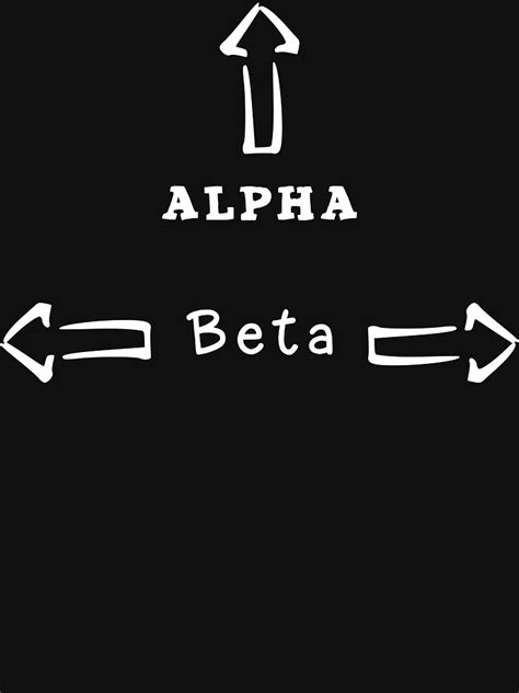 "Alpha Beta" T-shirt by JoelAdamo | Redbubble