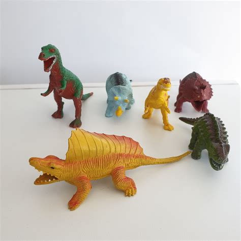 Vintage 1980's Dinosaur Figure Set Dinosaur Figure | Etsy