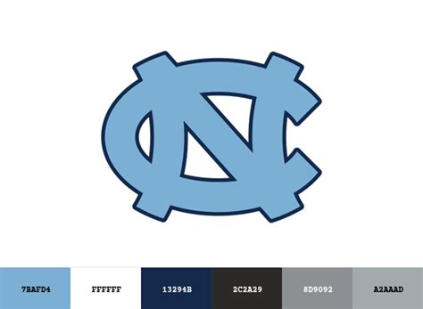 North Carolina Tar Heels Brand Color Codes » BrandColorCode.com