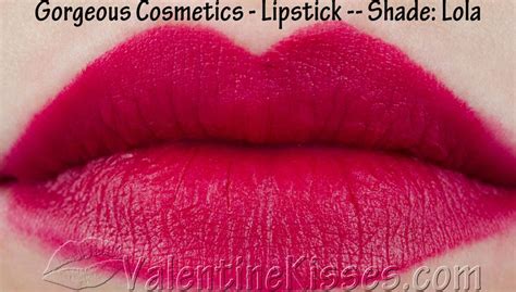 Gorgeous Cosmetics Lipstick in Lola - Reviews | MakeupAlley