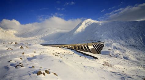 Ben Cruachan dam in deep snow – Scotphoto