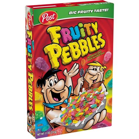 Post Fruity Pebbles Cereal 11 oz. Box - Walmart.com - Walmart.com