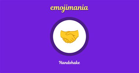 🤝 Handshake emoji Copy & Paste - Emojimania