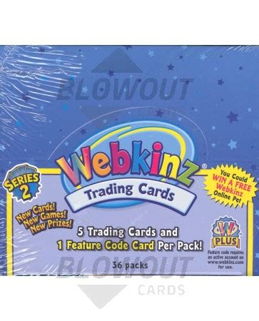 Webkinz Trading Cards Series 2 - 10 Box Case (Ganz)