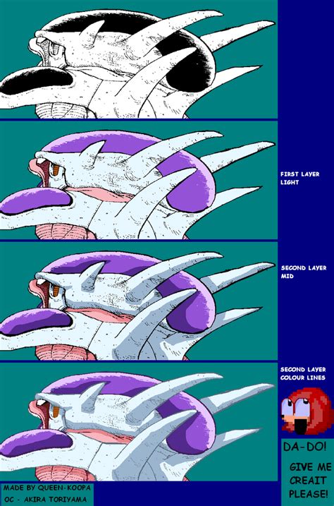 Frieza 3nd form pixel art by Queen-Koopa on DeviantArt