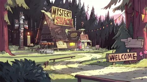 Gravity Falls Mystery Shack HD Wallpaper