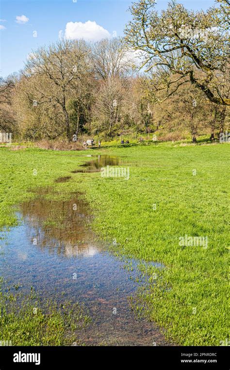 The start of the Thames Path at the source of the infant River Thames ...