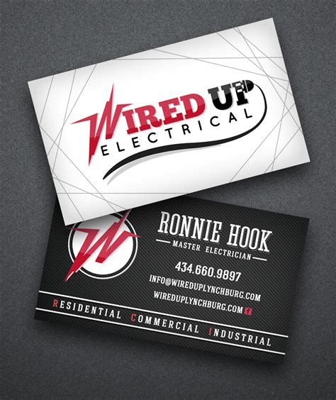 Designed business cards for an electrician. | Printing business cards, Business cards creative ...