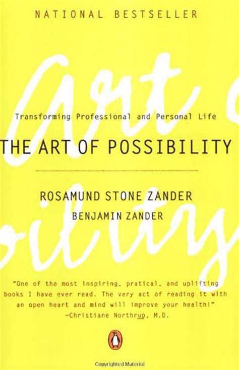 Book Summary: The Art of Possibility by Rosamund Zander