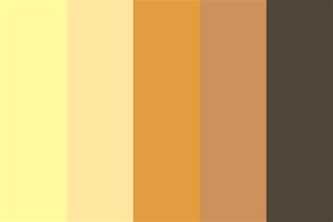 Yellow Orange and Brown Color Palette