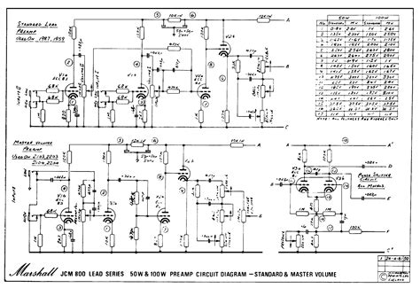 Marshall JCM800 Schematics - Dr.Tube