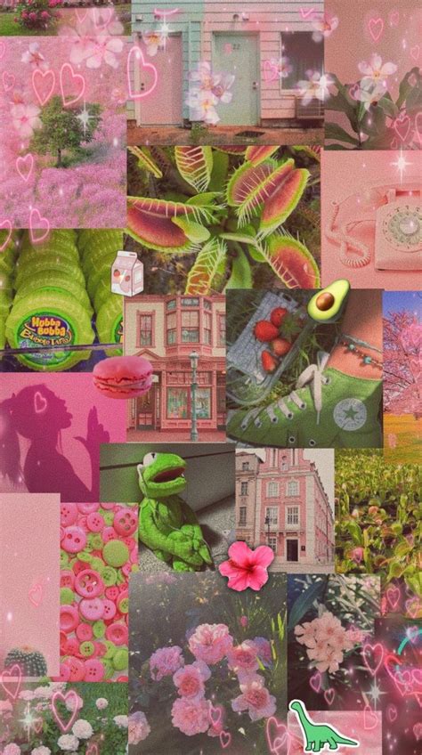 Pink and green aesthetic wallpaper | Pink wallpaper iphone, Pretty wallpaper iphone, Iphone ...