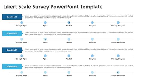 Likert Scale Survey PowerPoint Template | Likert Scale Templates